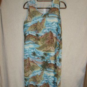 HO ALOHA MADE IN HAWAII  DRESS SIZE L